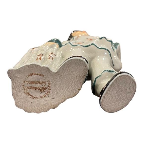 1950’s Asian Girl Holding Doll Figurine from Florence Ceramics of Napa Valley - Picture 14 of 15